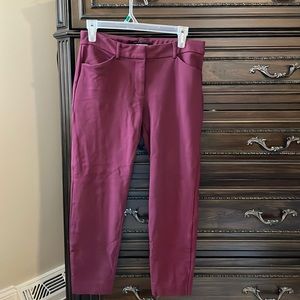 Express stretch + skinny mid rise dress pant